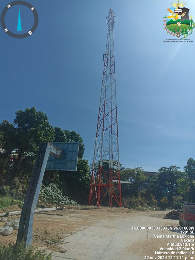 Pronto habrá conectividad en Santa Martha Loxicha con el proyecto CFE Internet Telecomunicaciones para Todos