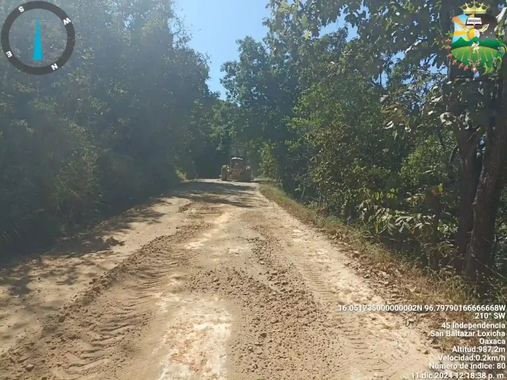 Finaliza el Rastreo de la Carretera San Baltazar Loxicha – Paso Ancho