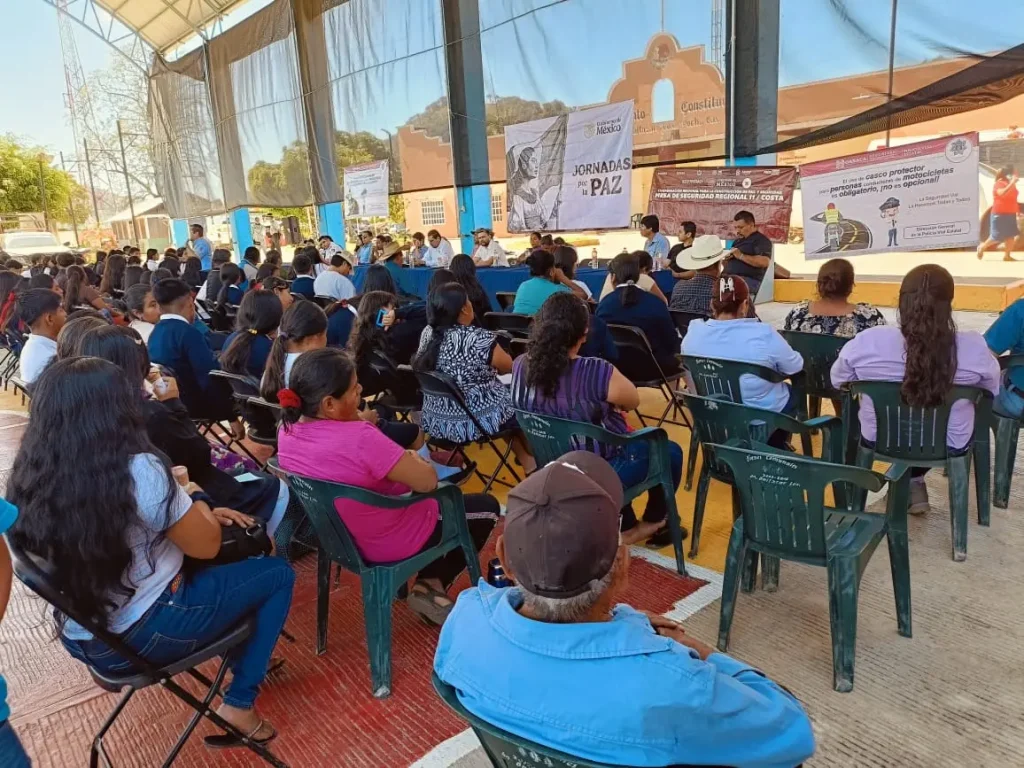 San Baltazar Loxicha fortalece la salud y la seguridad con la Jornada por la Paz y la Construcción de la Paz