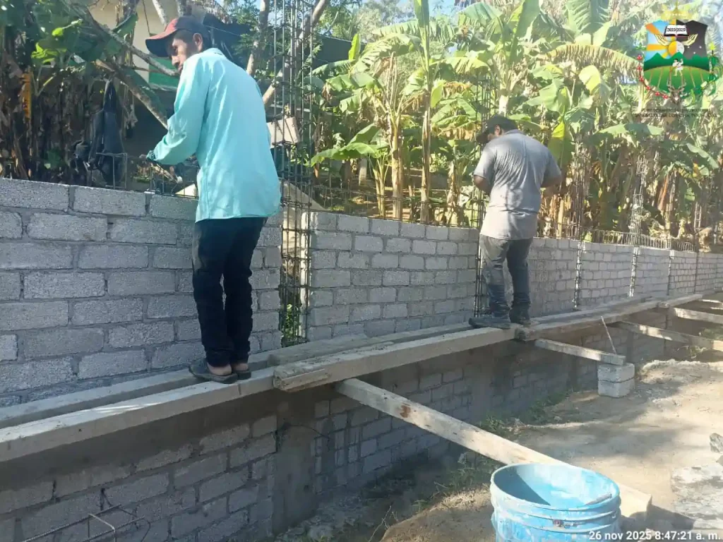 Compromiso cumplido: avanza obra de barda en la escuela Miguel Negrete