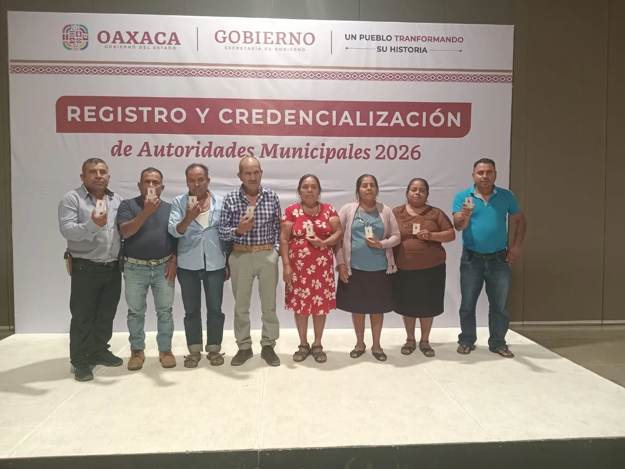 Autoridades Municipales de San Baltazar Loxicha Concluyen Proceso de Acreditación Oficial